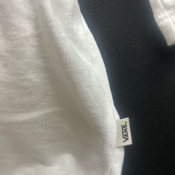 VANS Scripts Stripe Crop T Shirt NWT Size Small - Picture 7 of 7